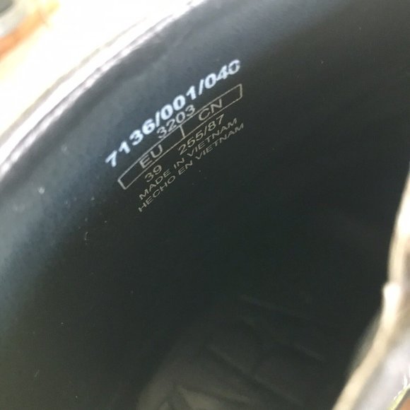 Zara Black Platform Block Heeled Ankle Suede Boots 7136 001 040 Size 39EU/8.5 US - Picture 9 of 11